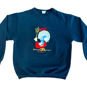 Vintage Disney Crewneck Fleece, size Large